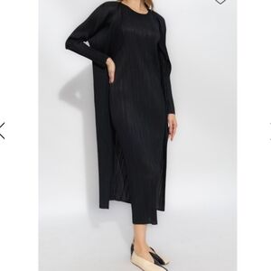 ISSEY MIYAKE / PLEATS PLEASE Hooded Long Cardigan